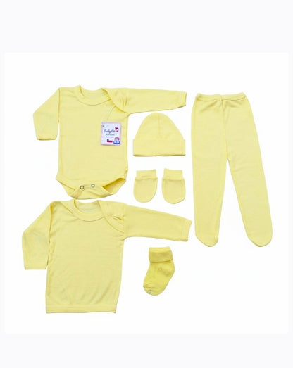 Ajuar Completo 18 Piezas Estampado para Recién Nacido – Suavidad, Color y Protección desde el Primer Día